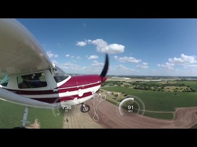 360 flight in Cessna 150