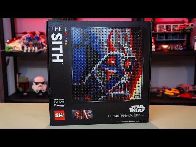 LEGO Art - Star Wars 2020 'The Sith' Mosaic Set Review! (31200)