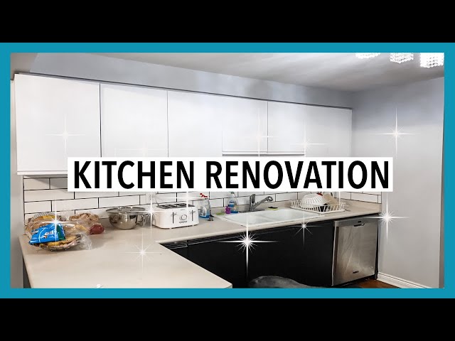 $100 DIY KITCHEN MAKEOVER | NEW KITCHEN ON A BUDGET | HOME RENOVATIONS BEFORE AND AFTER