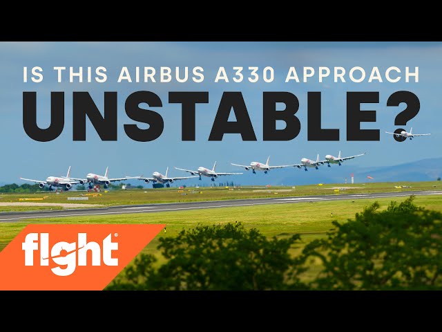 🤢 Unstable Airbus A330 landing?!