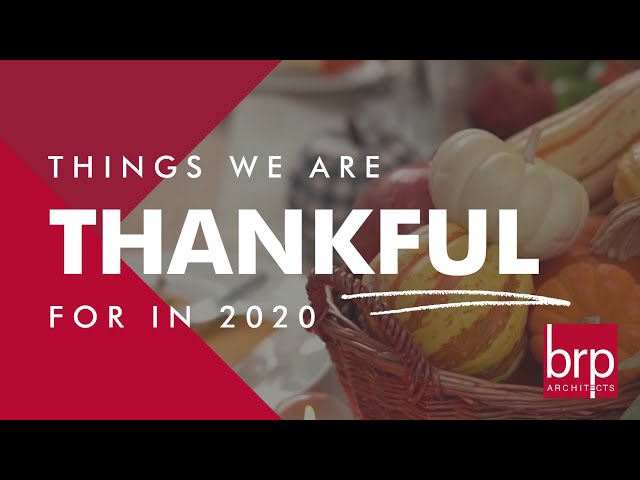 Things We Are Thankful For in 2020