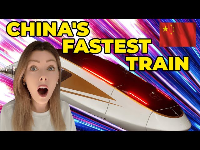 China’s 300KM/HR Bullet Train Left Her SPEECHLESS!