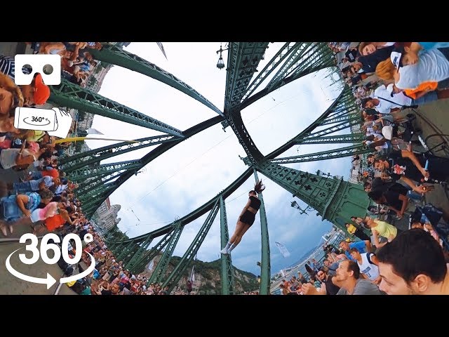 Circus people, storm and Random Trip show above the Danube | With English subtitles in 360°