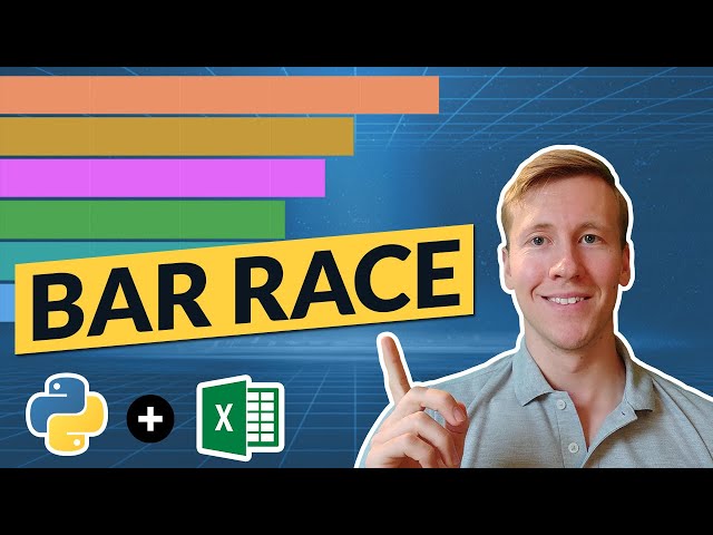 How To Create A Bar Race Animation Using Excel And Python | Tutorial [EASY] 💻