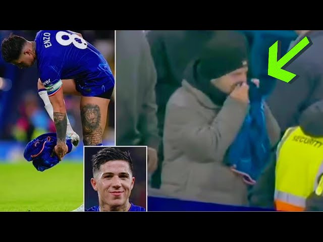 Chelsea Fan Sniffs Enzo Fernandez’s Shorts in Wild Post-Match Scene!