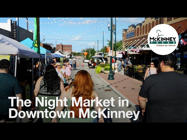 The Night Market In Downtown McKinney