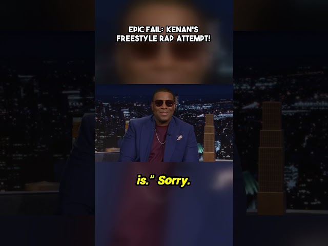 Epic Fail  Kenan's Freestyle Rap Attempt!