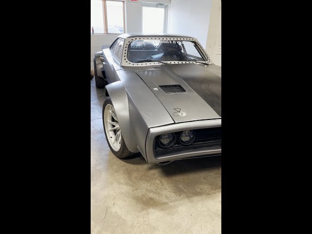 Vin Diesel's screen-used Fate of the Furious (F8) Ice Charger Spitting Flames at Volo Museum