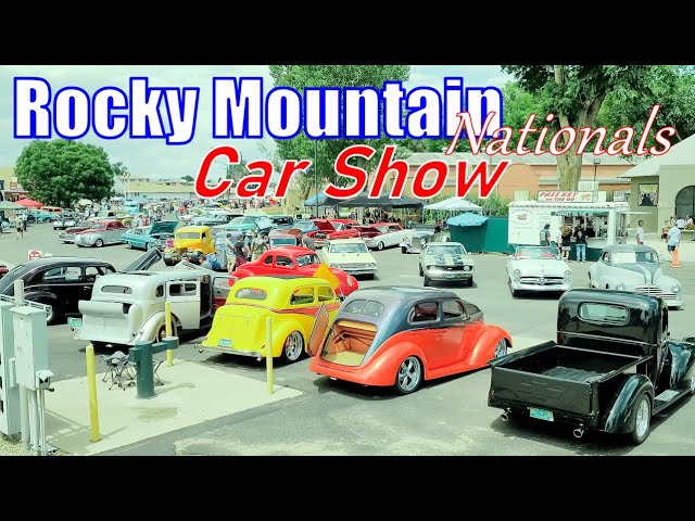 Colorado car show (Rocky Mountain Nationals) 2021 NSRA classic cars & trucks street rods hot rods 4K