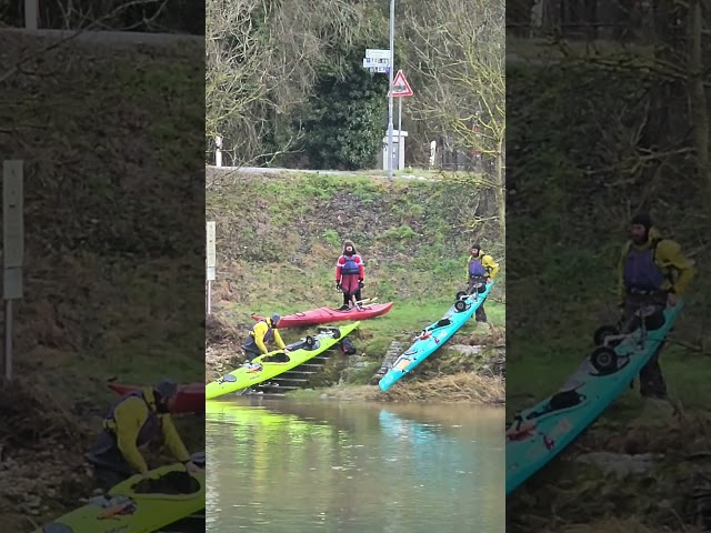 Three irish men embarking on a worlds first kayaking journey from Dublin to Istanbul in Rechtenstein