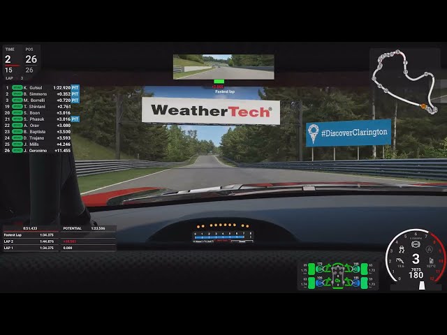 Mercedes AMG GT3 Evo at Canadian Tire Motorsport Park | Automobilista 2 | Clip 06 of 08 | #4K