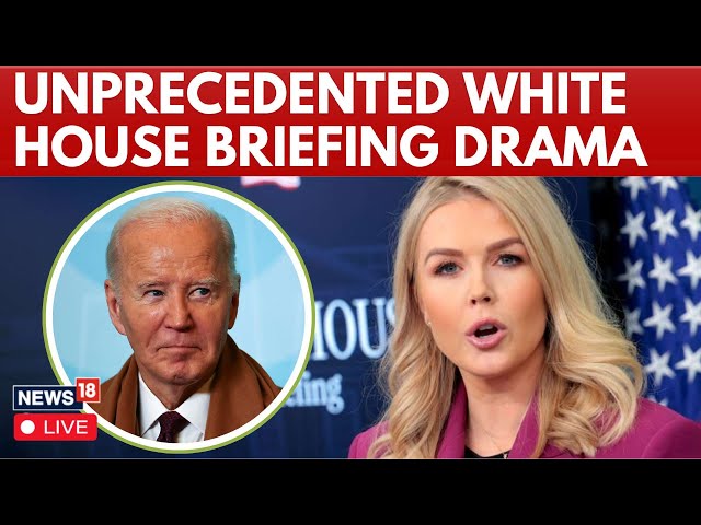 White House Briefing LIVE | Biden's Policies Have Left Us With A Mess: Karoline Leavitt | N18G