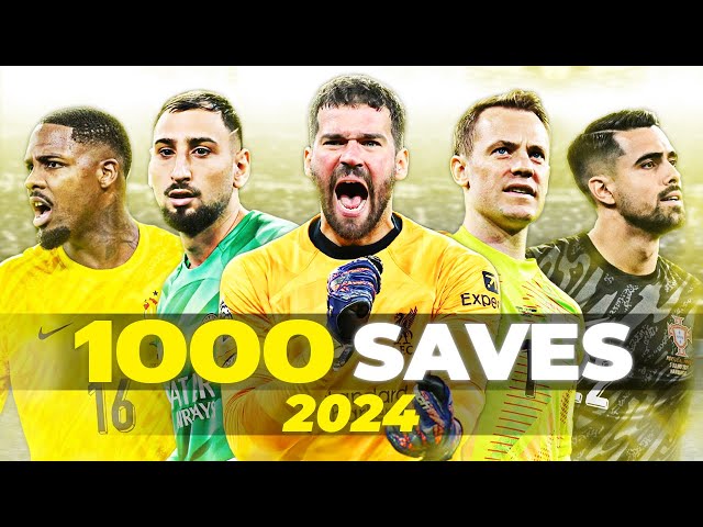 Best 1000 Goalkeeper Saves in Football 2024