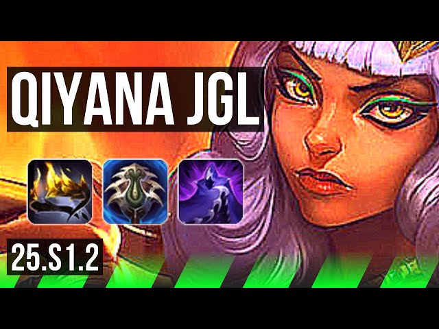 QIYANA vs NOCTURNE (JGL) | KR Grandmaster | 25.S1.2