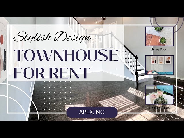 NOT public, potential tenant's view ONLY | Apex Stylish Design TH for Rent #highceilings #forrent