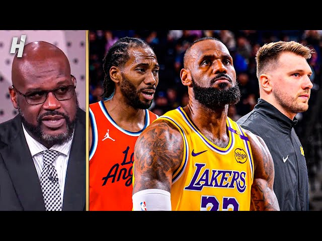 SHAQ & TNT Crew react to Lakers vs Clippers Highlights | Postgame Show