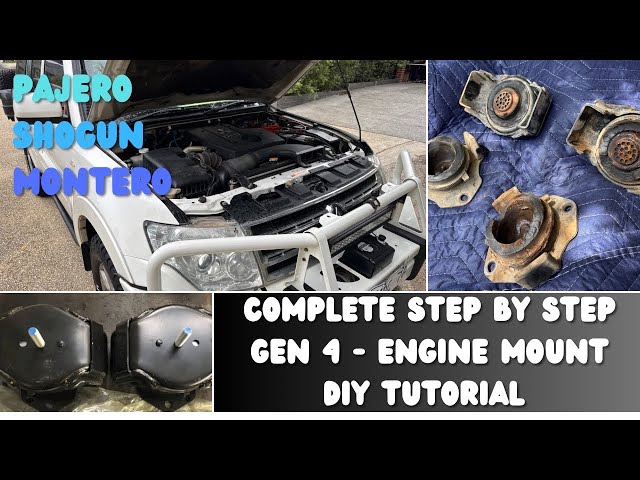 Mitsubishi Pajero/Montero/Shogun Gen 4 Engine Mount Replacement | Complete Step by Step DIY Guide