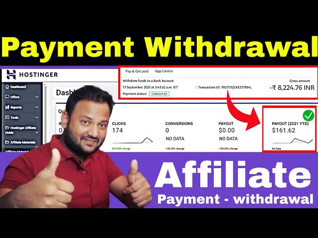 🤑 Hostinger Affiliate Payment Withdrawal Process |How to withdrawal Payment from Hostinger Affiliate