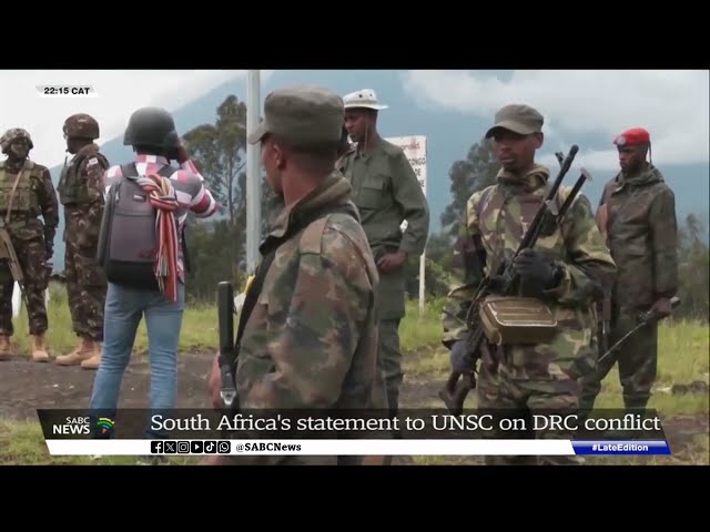 DRC Conflict I SA deplores "unwarranted attacks" against UN Peacekeeping Mission