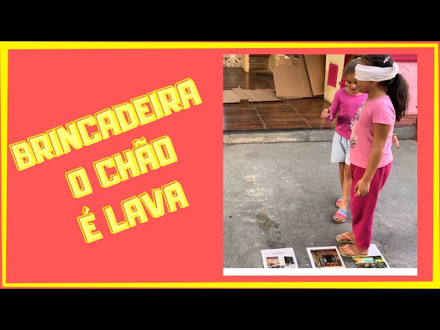 Brincadeira o chão é lava #brincar #brincadeiras