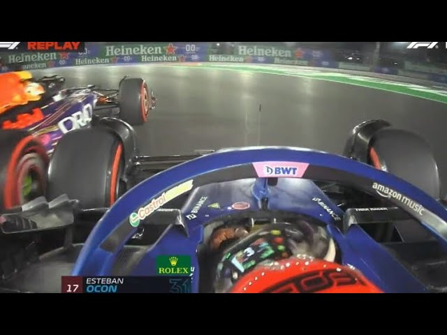 Verstappen "What a stupid idiot!”Ocon: “That’s a joke honestly… Verstappen diving into Turn 1 crazy