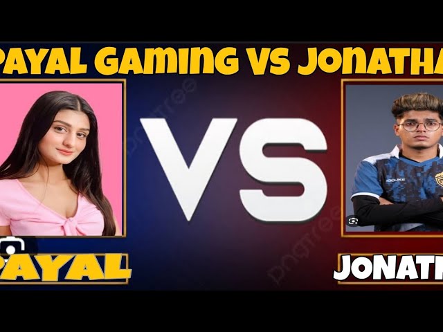 payal gaming vs jonathan gamingyt room 1 vs 1 solo room jonathan challenge me 👈