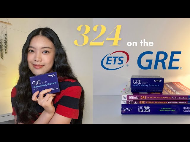 How I Got a 324 on the GRE Exam in 2 MONTHS | study schedule, study materials, study tips, AnkiPro