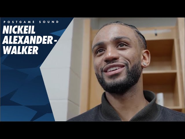 “I’m Really Proud Of Those Young Guys.” | Nickeil Alexander-Walker Post Game Sound | 2.24.25