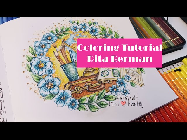 Coloring: Meine Reise durch Europa by Rita berman with Polychromos