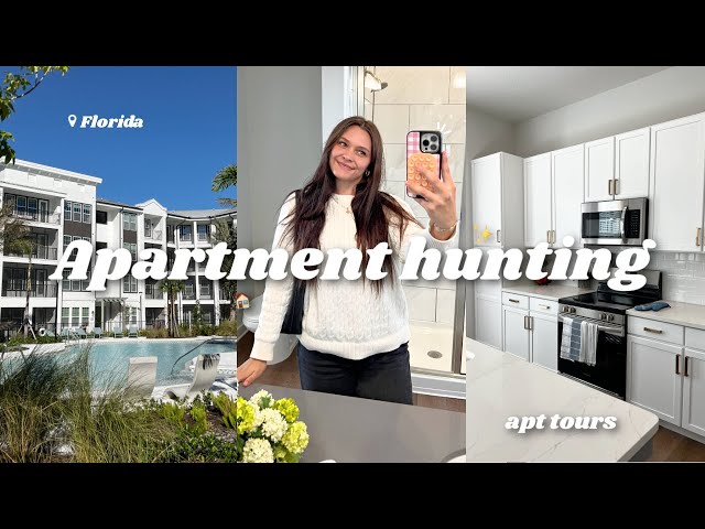 come APARTMENT HUNTING with me.. in FLORIDA