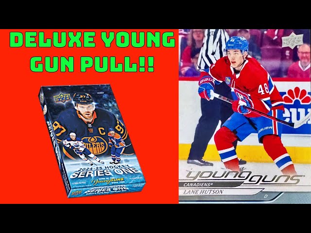 OPENING A 2024-25 SERIES 1 HOBBY BOX!! NUMBERED YOUNG GUNS PULL!!