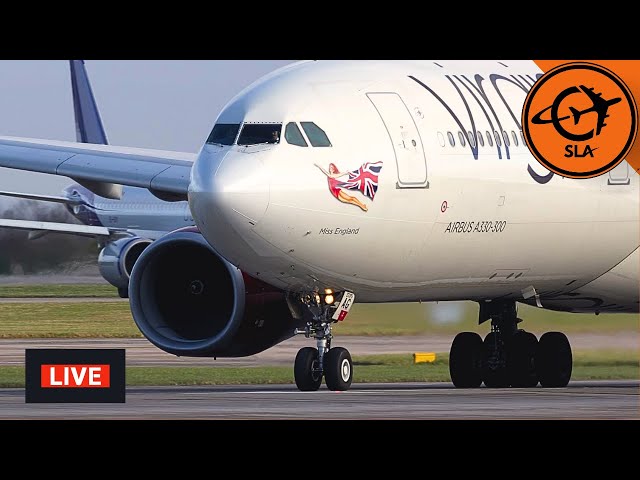 Airport Watch  -  LIVE   | Thur 27th Feb  2025  |  Manchester Airport UK