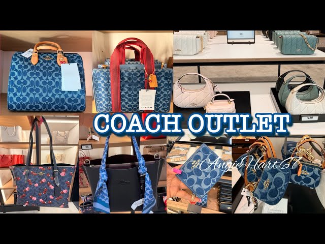 COACH OUTLET 🤩NEW DENIM, BLUE SIGNATURE CHERRIES and QUILT COLLECTIONS. @AngieHart67 #coachoutlet