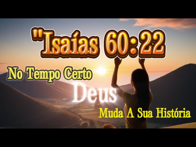 Confie no Tempo de Deus: Ele Já Está Agindo!"