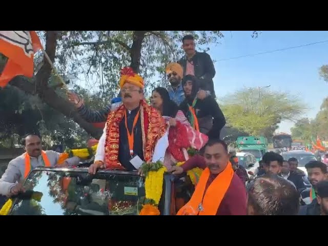 जनकपुरी में BJP प्रत्याशी Ashish Sood की धमाकेदार जीत | विजय जुलूस में उमड़ा जनसैलाब