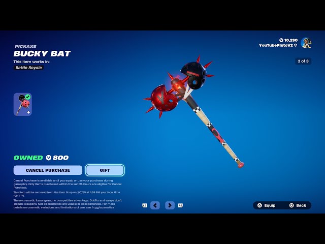 EXTREMELY RARE BUCKY BAT PICKAXE IS BACK AFTER 4 YEARS! Fortnite Item Shop [February 6th, 2025]