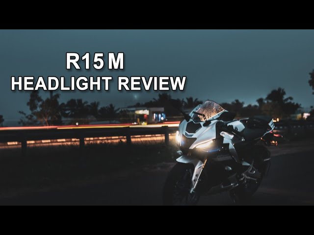 Yamaha R15-M 🔥 Night Riding 👀 Headlight Visibility 🧐  / Good or Bad ?😳 / BBT