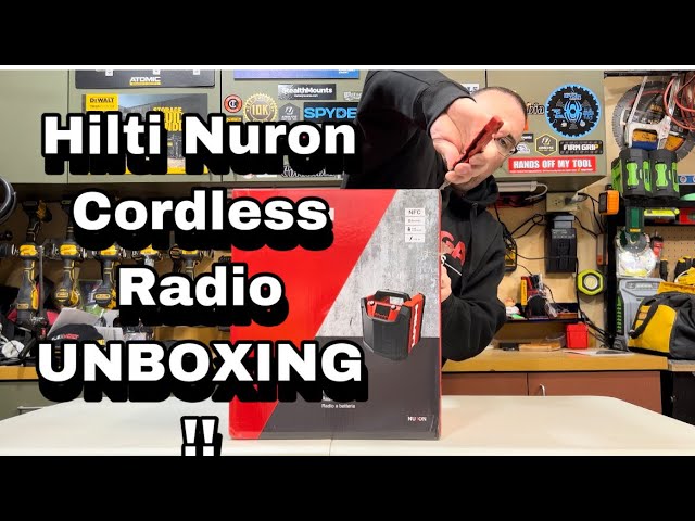 HILTI Nuron Cordless Radio UNBOXING!!!!