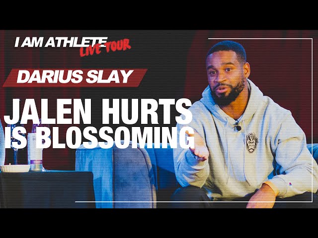 Darius Slay Explains Why Jalen Hurts Is Blossoming | I AM ATHLETE Live Tour Clip