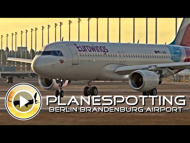 Planespotting Berlin Brandenburg Airport | Beautiful 4K MSFS Graphics in 2024 | RTX 3090