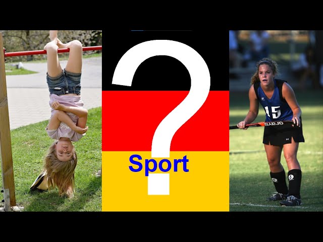 Sport in Germany, fun, sweat, medals and what?