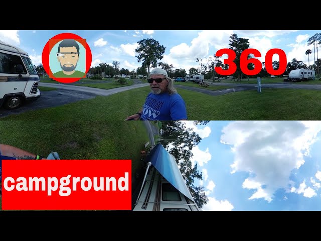 360 vr video of a  Florida camp ground