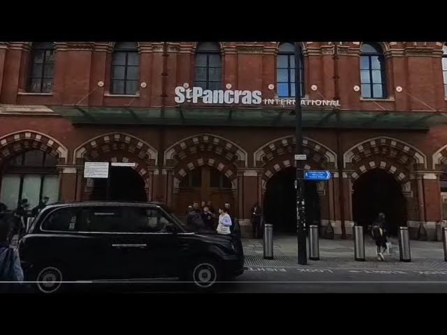 3. Walk from St. Pancras to King's Cross Train Stations in 360