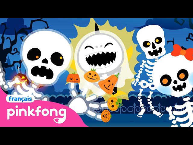 Halloween Chumbala Cachumbala Chanson des Squelettes | +Comptines | Pinkfong Baby Shark en français