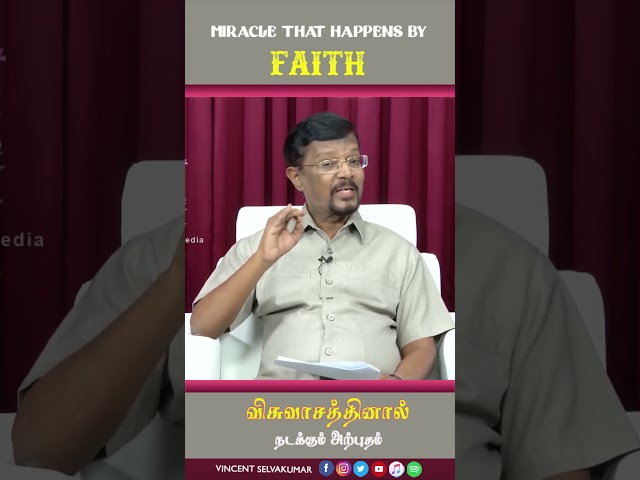 Miracles through faith... | Prophet Vincent Selvakumaar #VincentSelvakumaar #Faith #Miracles