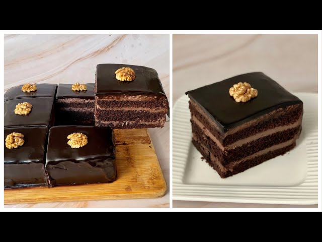 Chocolate Pastry In Kadai | No Oven, No Eggs, Condensed Milk, Milk Powder | Easy Chocolate Cake