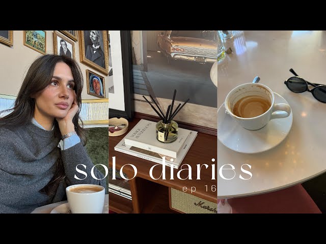 solo diaries | ep 16 | cooking, girls' night in, lunch dates, new makeup and catching up