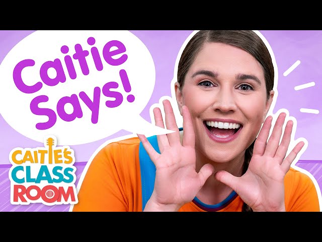 Caitie Says | Fun Song Game For Kids! | Simon Says | Super Simple Play