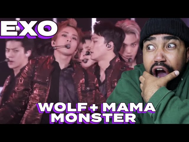 EXO'S CRAZIEST LIVE PERFORMANCE!! | EXO(엑소)- MAMA + Monster + Wolf Reaction`