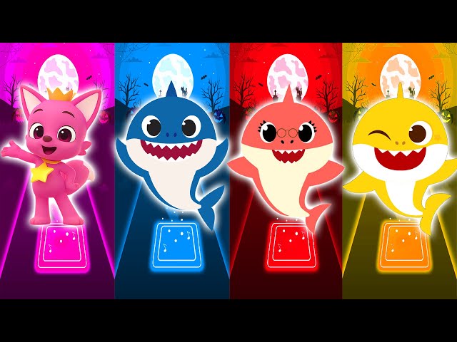 PINKFONG 🆚 BABYSHARK 🆚 BUS EATER 🆚 HOUSE HEAD 🆚 LADY BUG 🆚 ODDBODS | Tiles Hop EDM Rush!